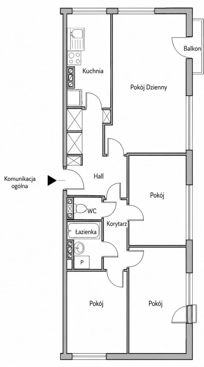 Mieszkanie 4 pokojowe na Sprzedaż