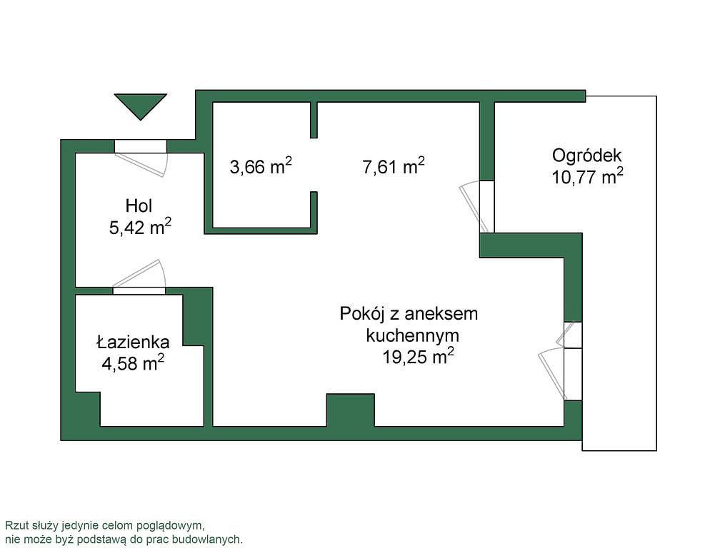 Mieszkanie 2 pokojowe na Sprzedaż