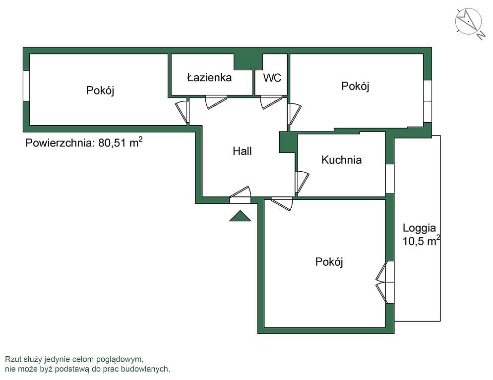 Mieszkanie 3 pokojowe na Sprzedaż