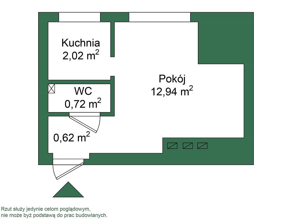 Mieszkanie 255 pokojowe na Sprzedaż