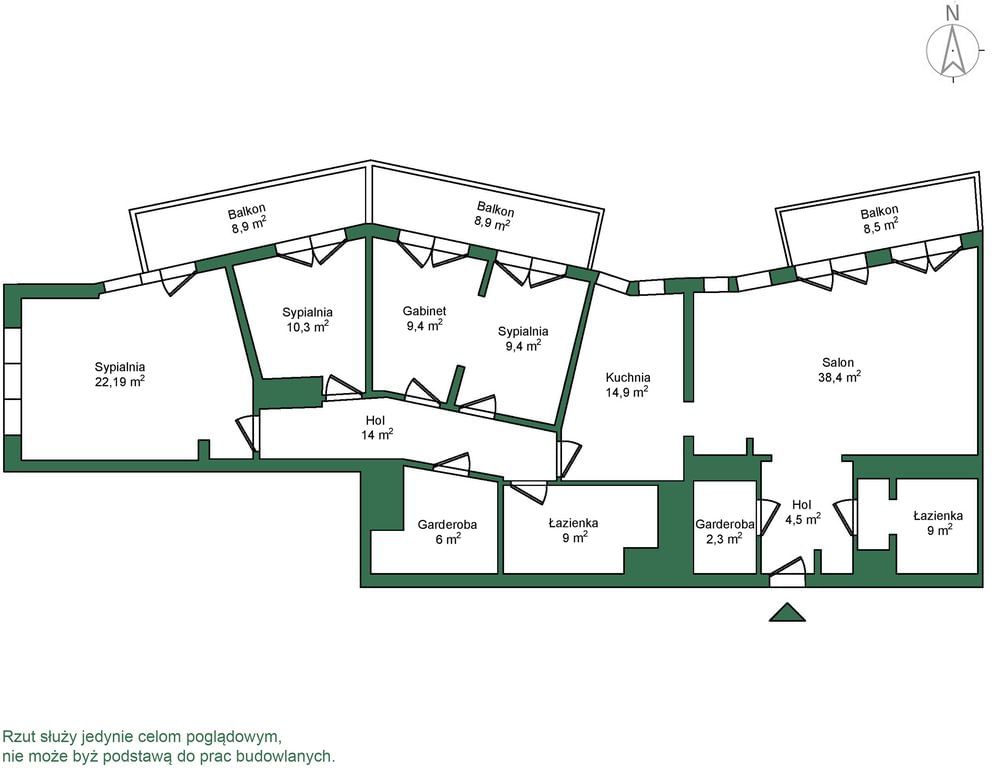 Mieszkanie 5 pokojowe na Sprzedaż