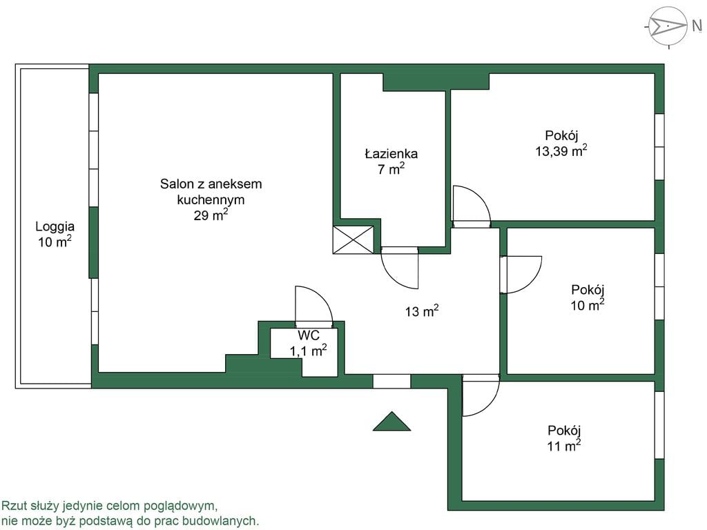 Mieszkanie 4 pokojowe na Sprzedaż
