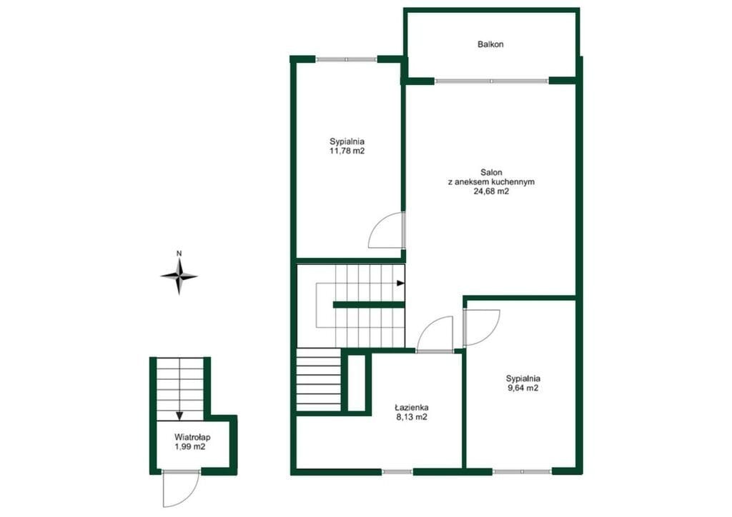 Mieszkanie 4 pokojowe na Sprzedaż