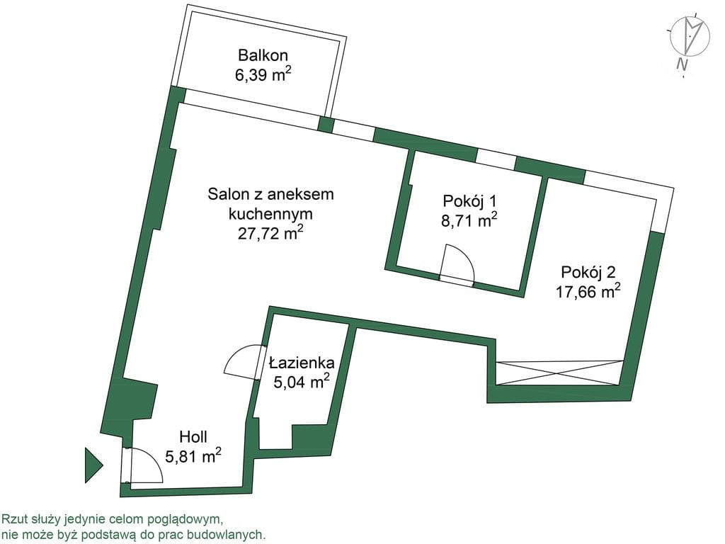 Mieszkanie 3 pokojowe na Sprzedaż