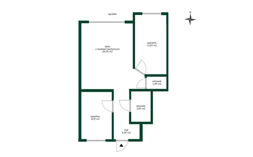 Mieszkanie 3 pokojowe na Sprzedaż