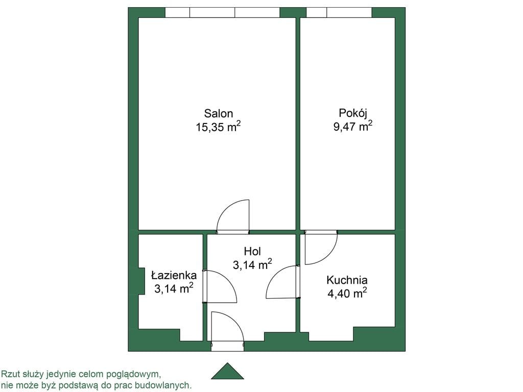 Mieszkanie 2 pokojowe na Sprzedaż