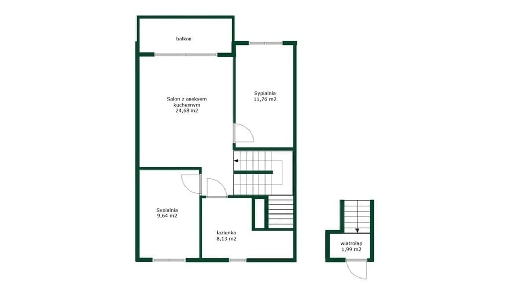 Mieszkanie 4 pokojowe na Sprzedaż