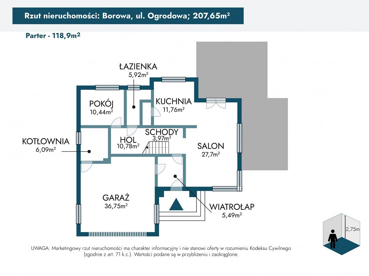 Dom 6 pokojowe na Sprzedaż