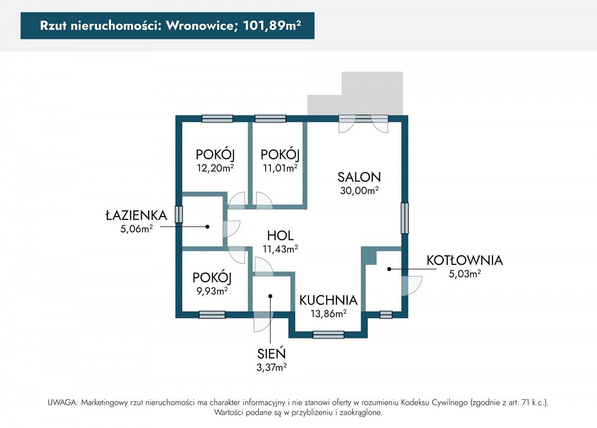 Dom 4 pokojowe na Sprzedaż