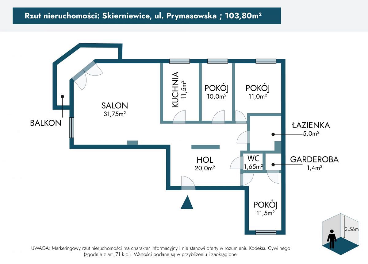 Mieszkanie 4 pokojowe na Sprzedaż