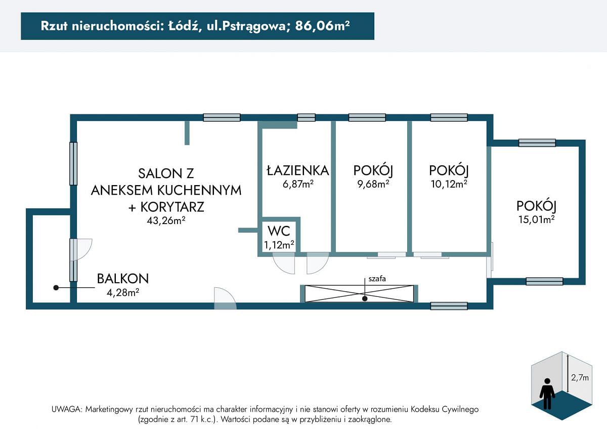 Mieszkanie 4 pokojowe na Sprzedaż