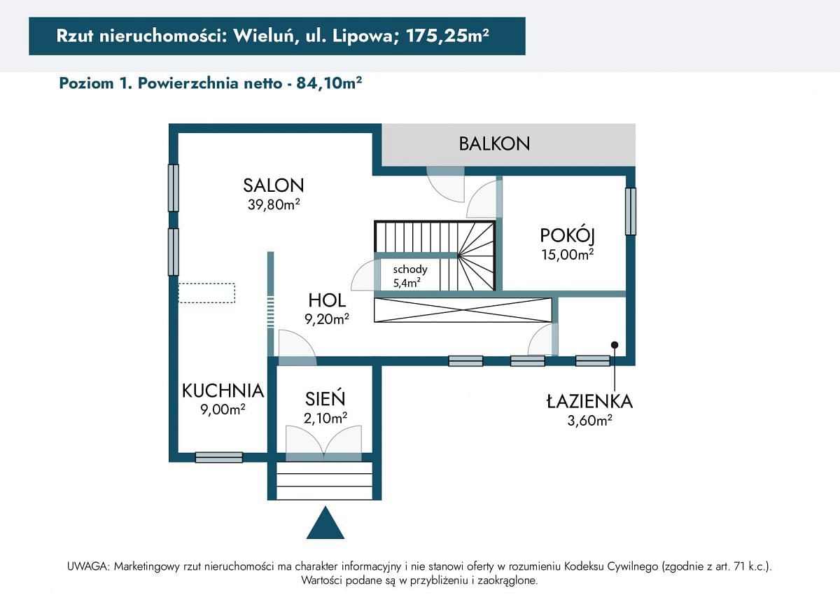 Dom 4 pokojowe na Sprzedaż