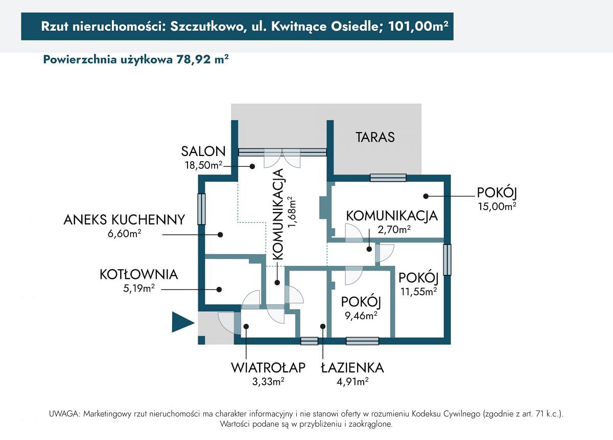 Dom 4 pokojowe na Sprzedaż