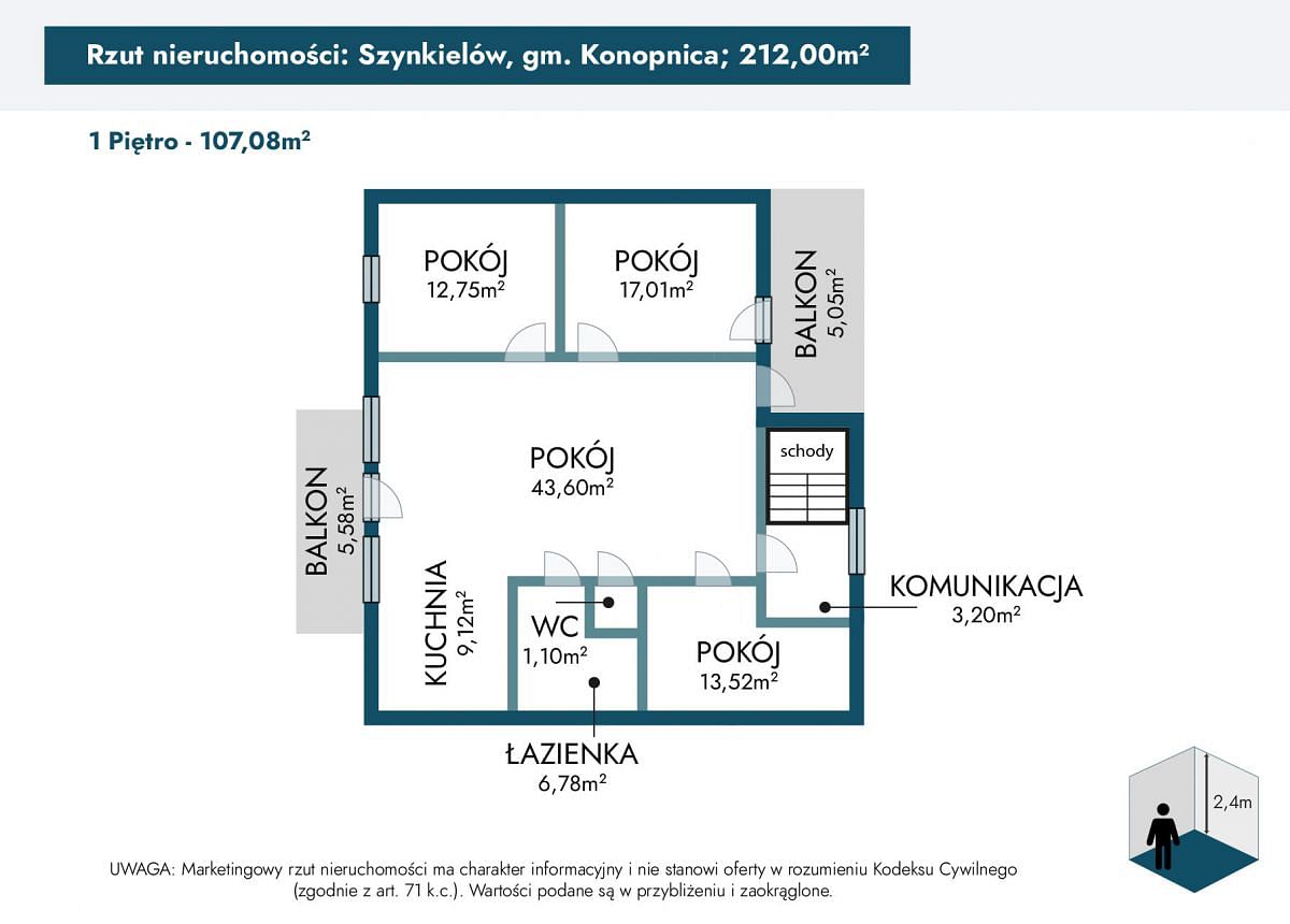 Dom 5 pokojowe na Sprzedaż