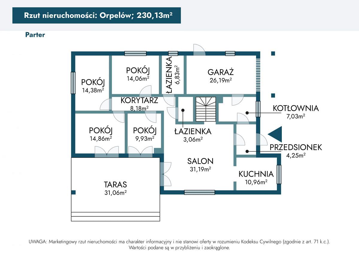 Dom 5 pokojowe na Sprzedaż