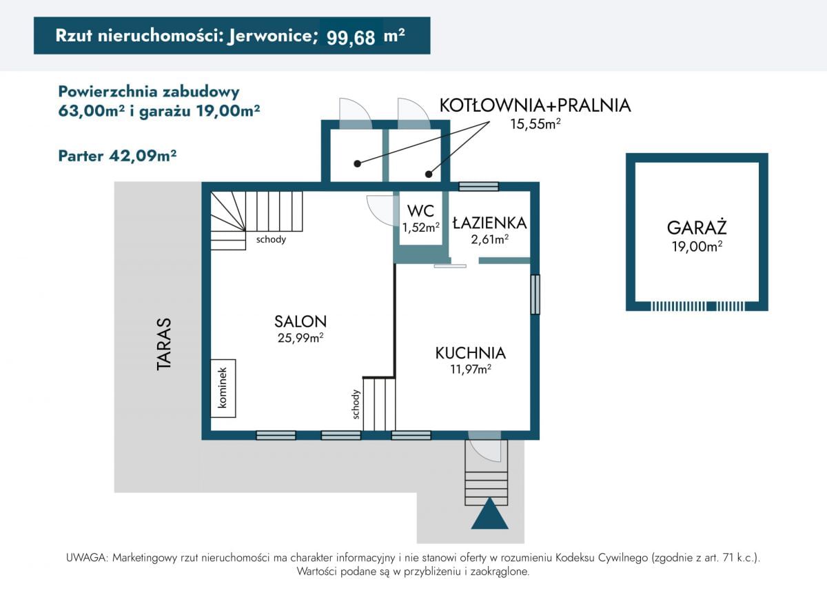 Dom 2 pokojowe na Sprzedaż
