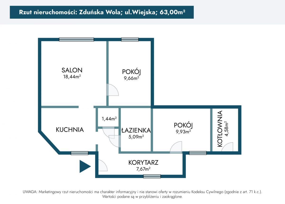 Dom 3 pokojowe na Sprzedaż