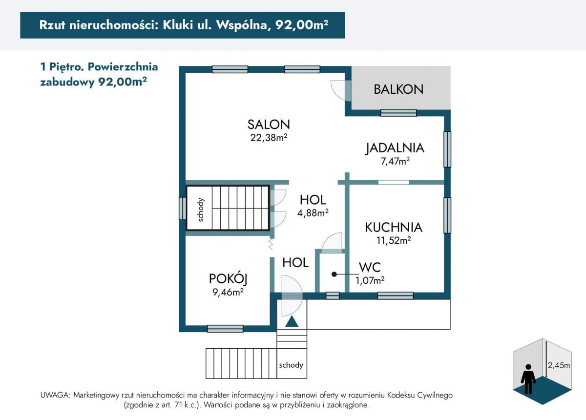 Dom 5 pokojowe na Sprzedaż