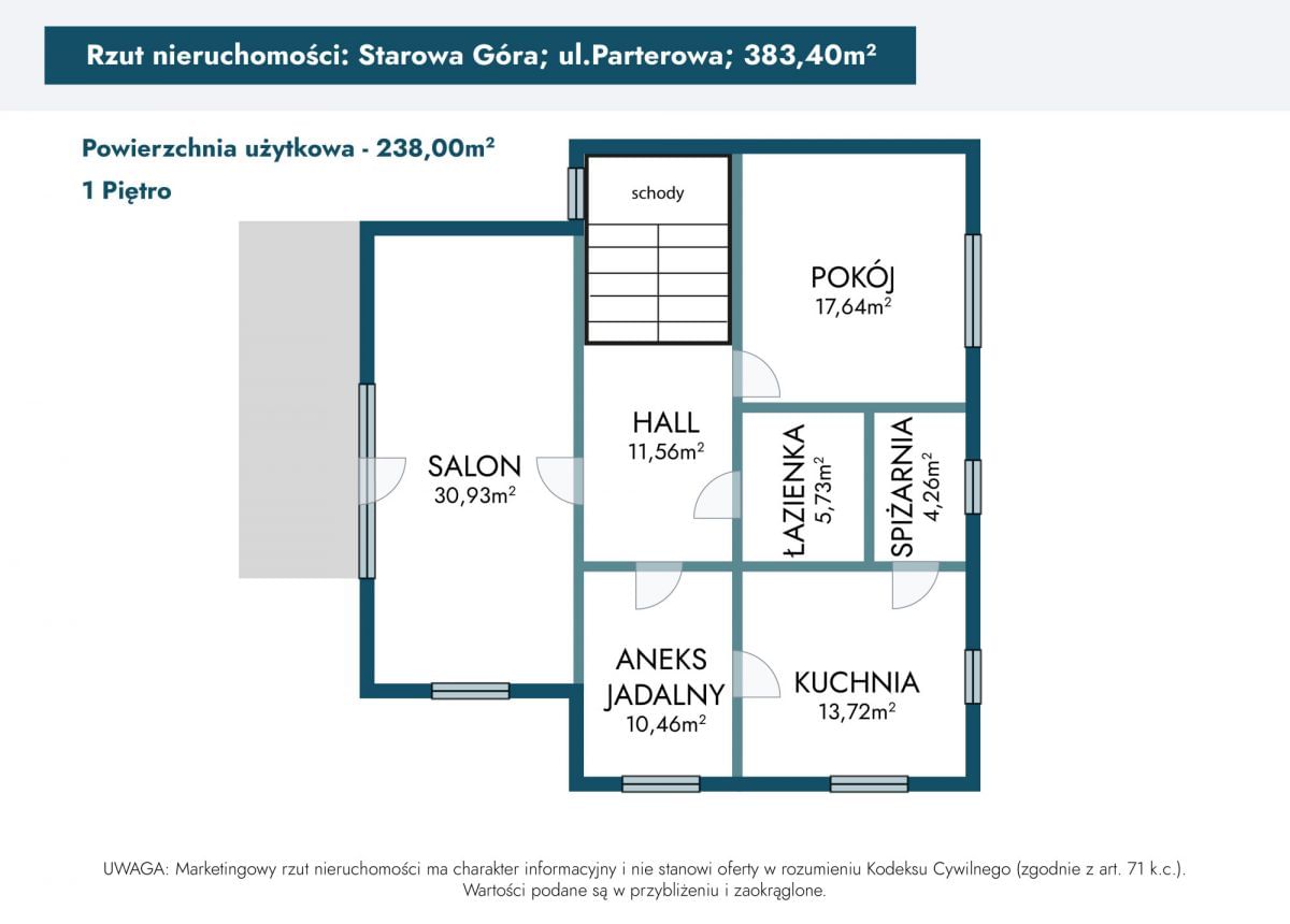 Dom 12 pokojowe na Sprzedaż