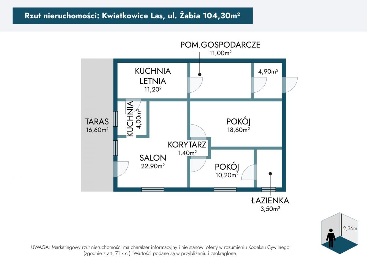 Dom 3 pokojowe na Sprzedaż