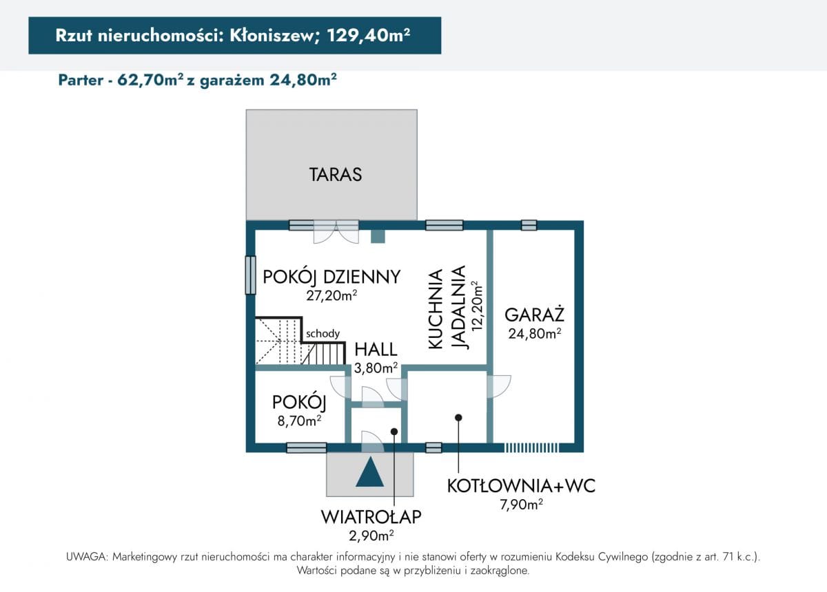 Dom 5 pokojowe na Sprzedaż