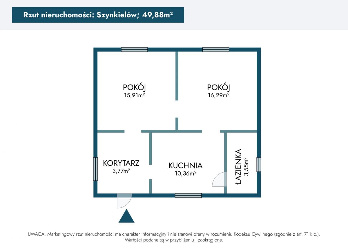 Dom 2 pokojowe na Sprzedaż