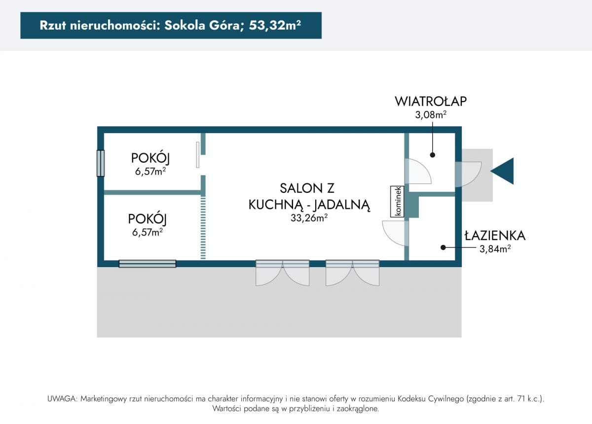 Dom 3 pokojowe na Sprzedaż