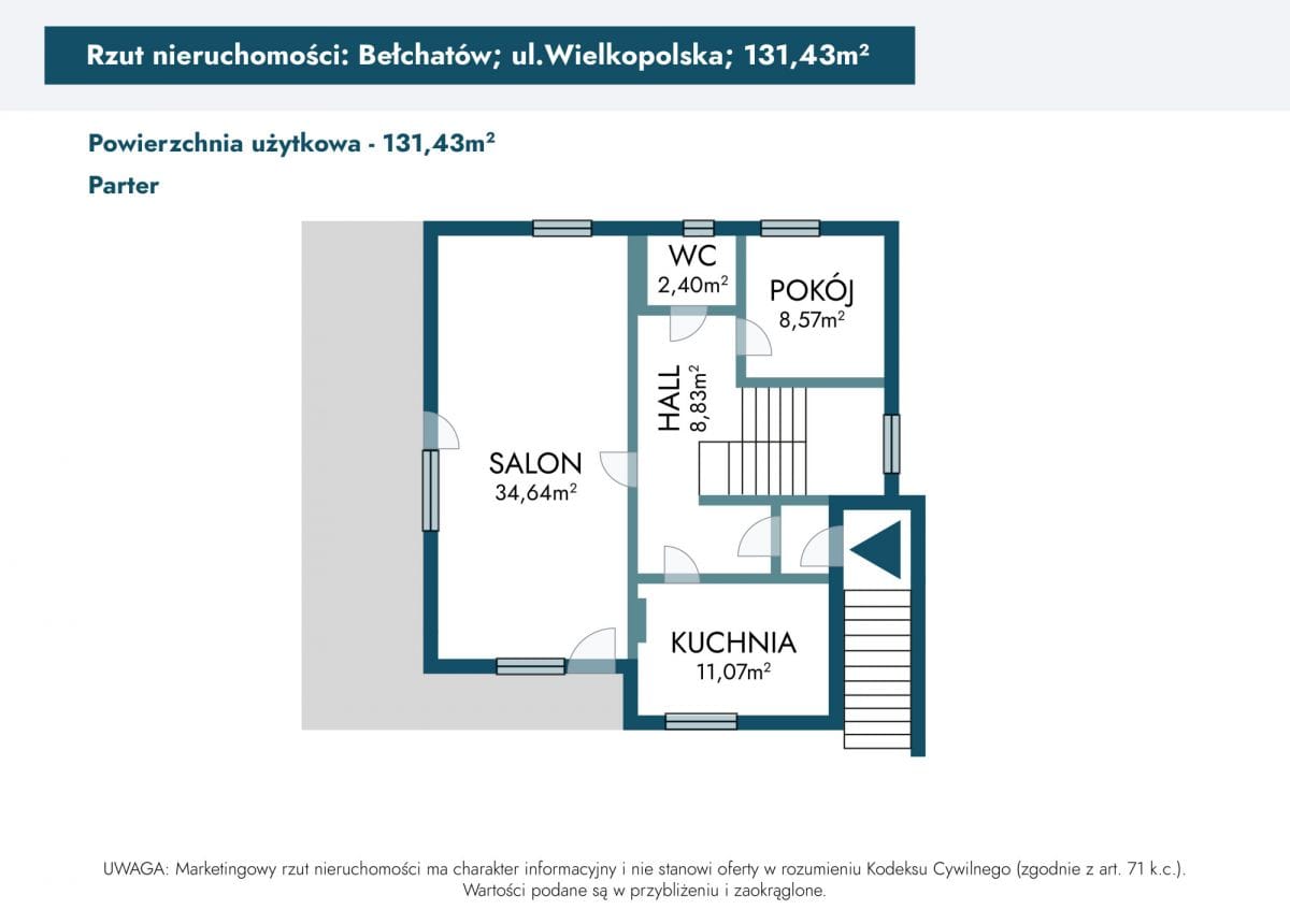 Dom 5 pokojowe na Sprzedaż