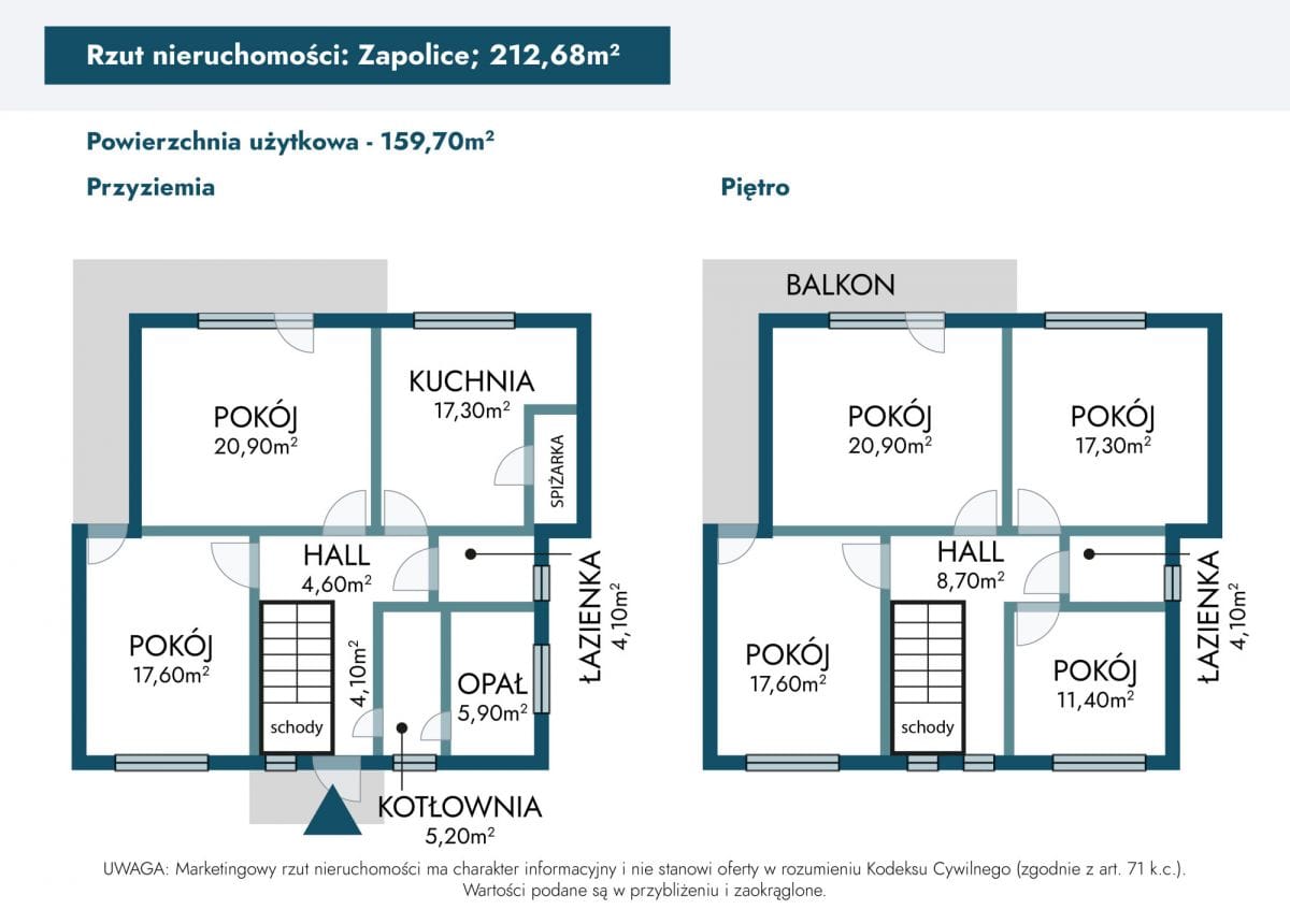 Dom 6 pokojowe na Sprzedaż