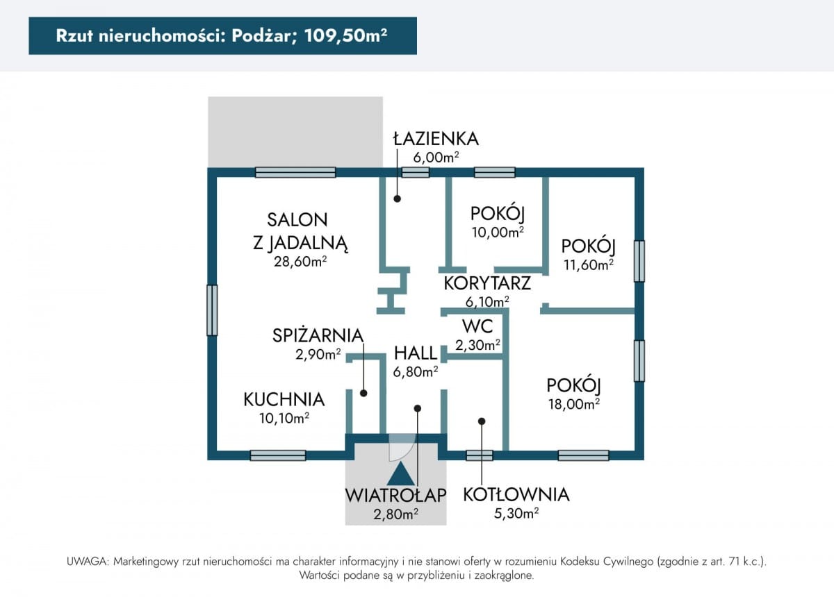 Dom 4 pokojowe na Sprzedaż