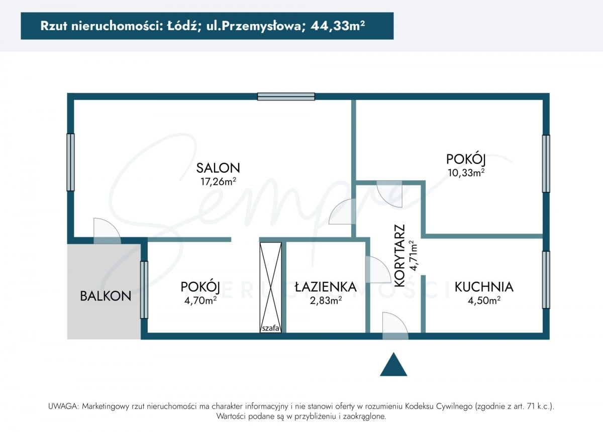 Mieszkanie 3 pokojowe na Sprzedaż