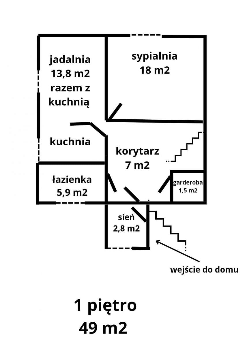 Dom 8 pokojowe na Sprzedaż