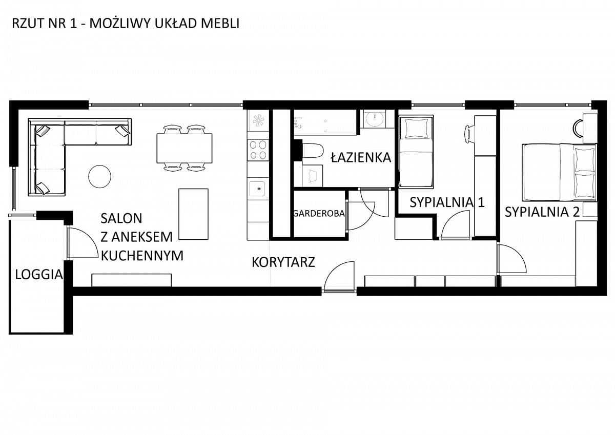 Mieszkanie 3 pokojowe na Sprzedaż