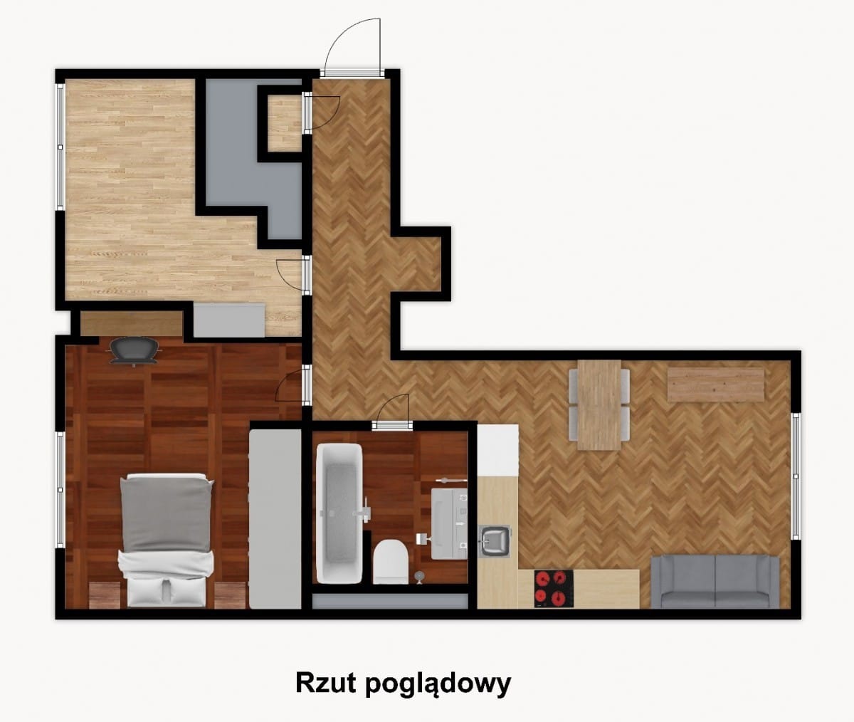 Mieszkanie 3 pokojowe na Wynajem