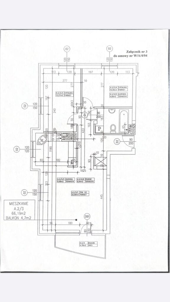Mieszkanie 3 pokojowe na Sprzedaż
