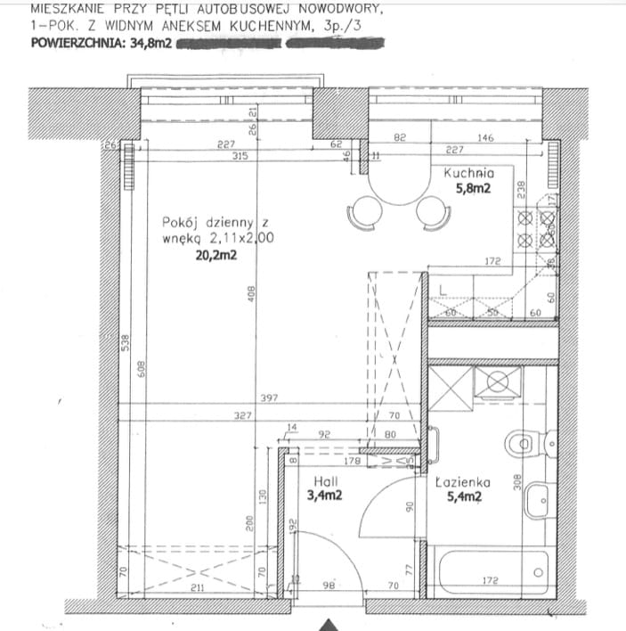 Mieszkanie 1 pokojowe na Sprzedaż