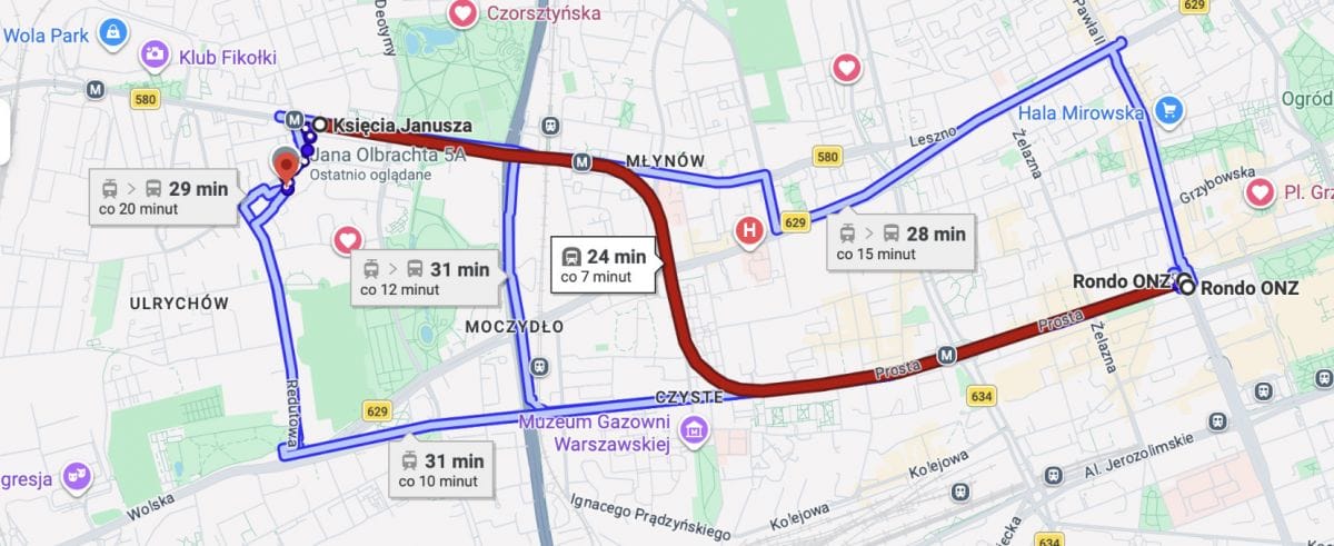 Mieszkanie 4 pokojowe na Wynajem