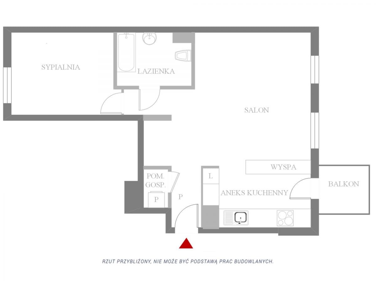 Mieszkanie 2 pokojowe na Wynajem