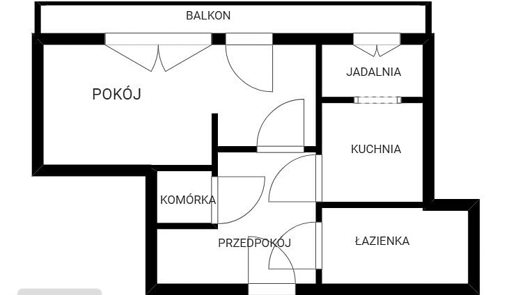 Mieszkanie 1 pokojowe na Sprzedaż