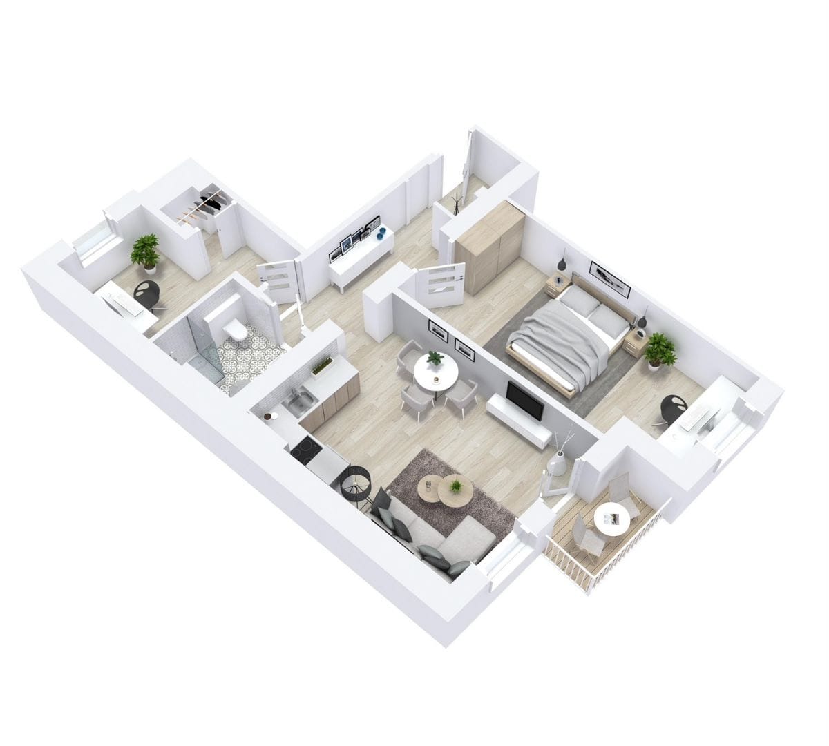 Mieszkanie 2 pokojowe na Sprzedaż