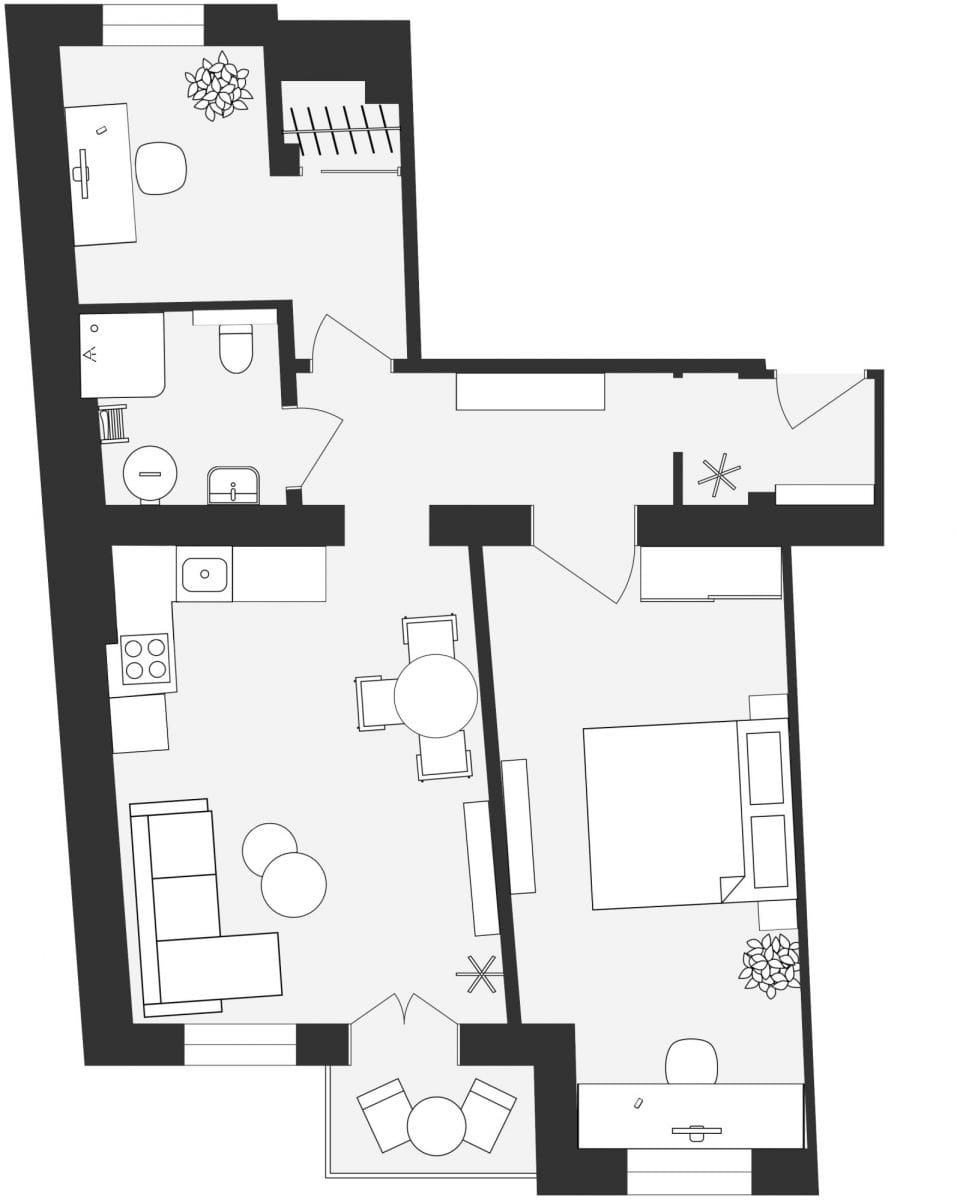 Mieszkanie 2 pokojowe na Sprzedaż