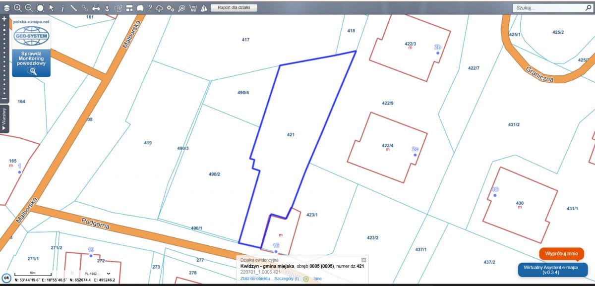 Działka  pokojowe na Sprzedaż