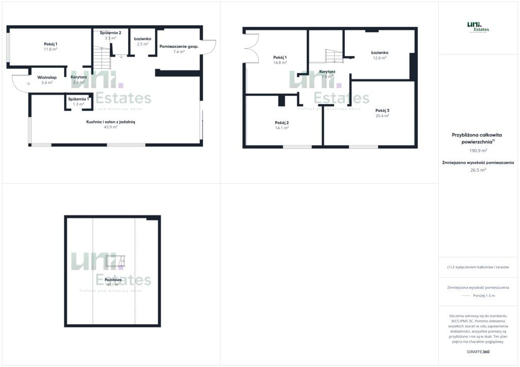 Dom 5 pokojowe na Sprzedaż