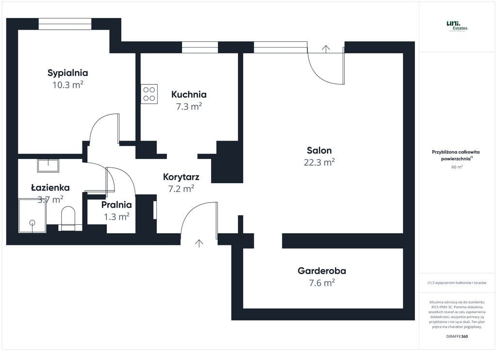 Mieszkanie 2 pokojowe na Sprzedaż