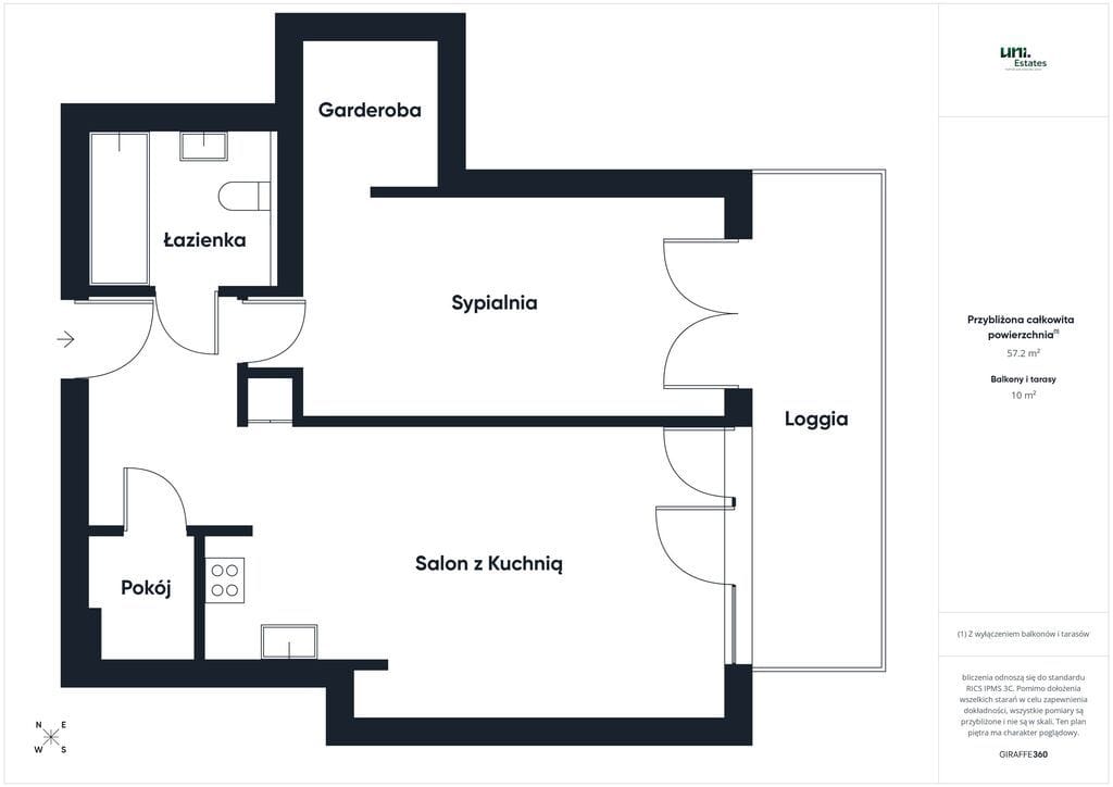 Mieszkanie 2 pokojowe na Wynajem