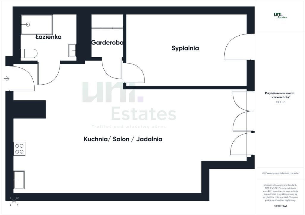 Mieszkanie 2 pokojowe na Sprzedaż