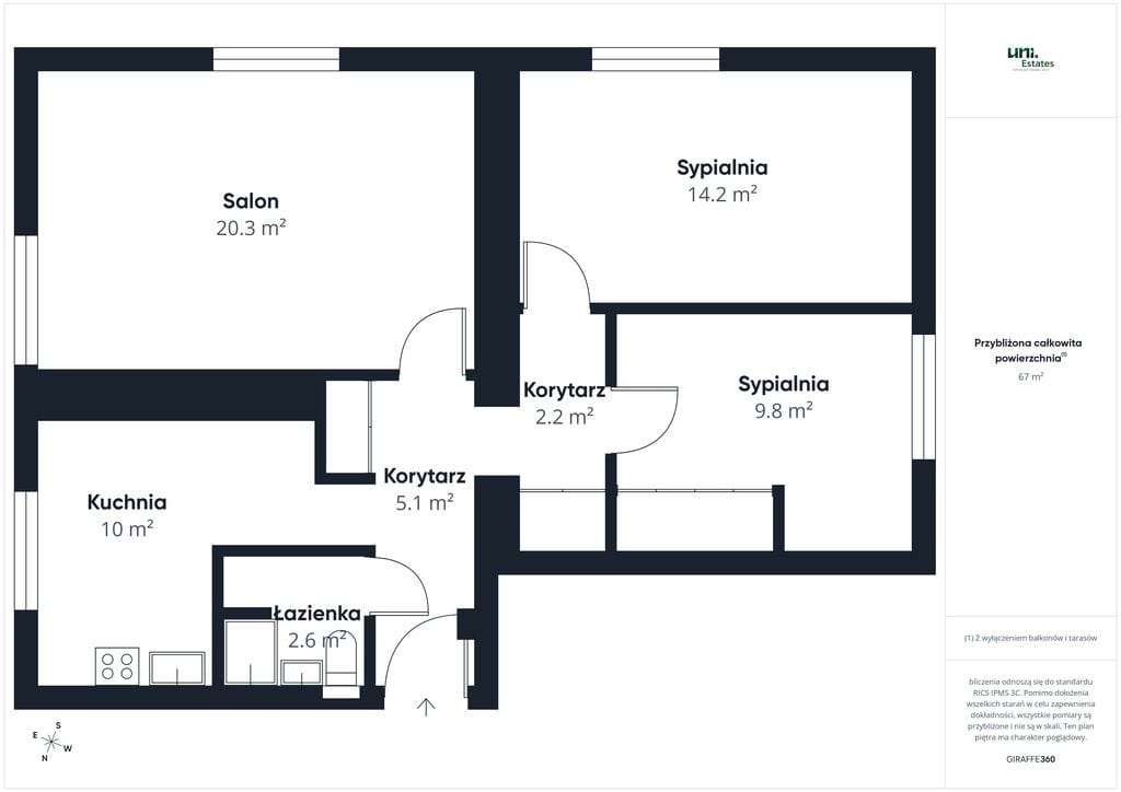 Mieszkanie 3 pokojowe na Sprzedaż