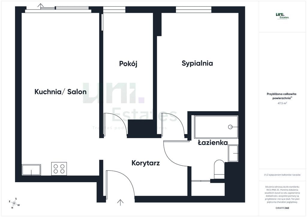 Mieszkanie 3 pokojowe na Wynajem