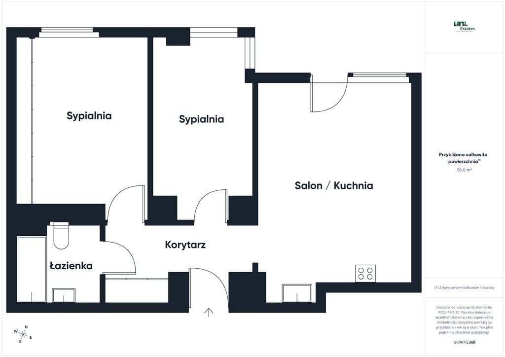 Mieszkanie 3 pokojowe na Sprzedaż
