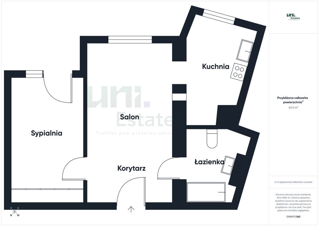 Mieszkanie 2 pokojowe na Wynajem